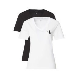 CALVIN KLEIN T-Shirt (Pack of 2) A- Logo Vn LV047C906G UB1 black / bright white