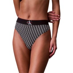 CALVIN KLEIN Lenjerie Thong LV00QF8813 2Y1 mini stepping logo black