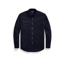 Polo Ralph Lauren Cămașă albastru noapte / roși aprins