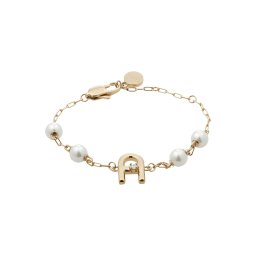 FURLA Brățară auriu / alb