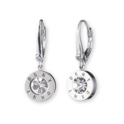 DKNY Cercei argintiu / transparent