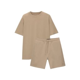 Pull&Bear Bluză de molton nisipiu