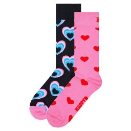Happy Socks Șosete bleumarin / albastru deschis / roz deschis / roșu