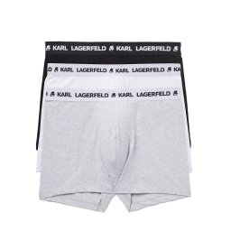 Karl Lagerfeld Boxeri gri / negru / alb