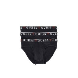 GUESS Slip 'BRIAN HERO' roșu vin / negru / alb