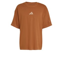 ADIDAS SPORTSWEAR Tricou funcțional 'ALL SZN' maro caramel / alb natural