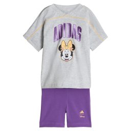 ADIDAS SPORTSWEAR Îmbrăcaminte sport 'Adidas x Disney Minnie Maus' gri amestecat / lila / portocaliu deschis / negru