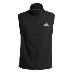 ADIDAS PERFORMANCE Vestă sport 'Adi365 Running Essentials' gri argintiu / negru