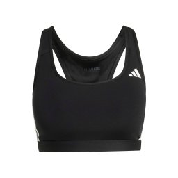 ADIDAS PERFORMANCE Sutien sport negru / alb