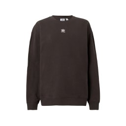 ADIDAS ORIGINALS Bluză de molton 'Essentials' maro închis / alb
