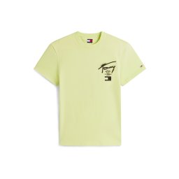 Tommy Jeans Tricou 'CITY' verde deschis / negru