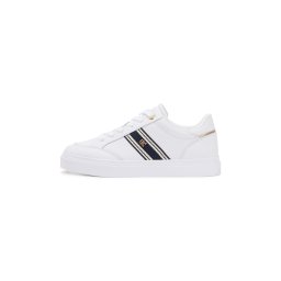 TOMMY HILFIGER Sneaker low 'Chic' bleumarin / auriu / alb