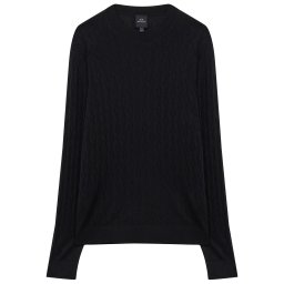 ARMANI EXCHANGE Pulover negru