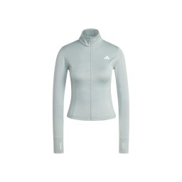 ADIDAS PERFORMANCE Bluză cu fermoar sport 'Opt Ess' verde mentă