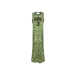 ADIDAS SPORTSWEAR Rochie sport 'ADIDAS x FARM RIO PREMIUM' bej deschis / verde kiwi / negru