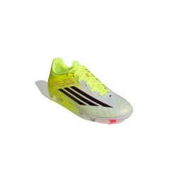 ADIDAS PERFORMANCE Ghete de fotbal 'F50 LEAGUE' galben neon / gri argintiu / roșu cireș / negru