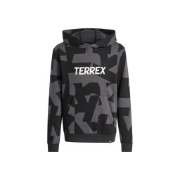 ADIDAS TERREX Hanorac sport gri / negru / alb