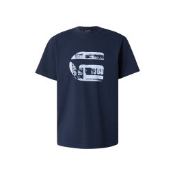 G-STAR Tricou bleumarin / albastru deschis
