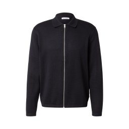 JACK & JONES Geacă tricotată 'JJCOLE' negru