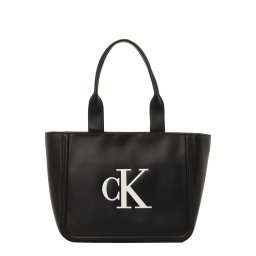 Calvin Klein Plase de cumpărături negru / alb