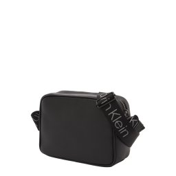 Calvin Klein Geantă de umăr negru / alb murdar