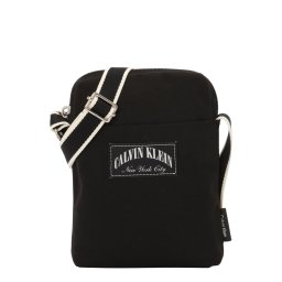 Calvin Klein Geantă de umăr gri metalic / negru / alb