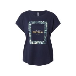 ONLY PLAY Tricou funcțional 'ONPAUB-SAVE' albastru închis / galben / verde jad / alb