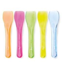 Lingurita Inghetata PS Reutilizabila Multicolor, 9.5 cm, Set 1 kg