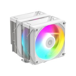 ID-Cooling CPU Cooler- FROZN A620 PRO SE ARGB WH (27.2dB; max. 98.54 m3/h; conector cu 4 pini, 6 heatpipe-uri, 2x12cm, PWM)