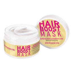 Dermacol Hair Boost Super Blonde & Intensive Care Mask 200 ml