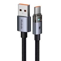 Cablu, USB-C la USB-A, Transparent, 6A, 1.2m - Mcdodo (CA-6890) - Black