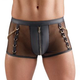 Svenjoyment Wetlook Emphasising Net Pants with Rings 2133601 Black S