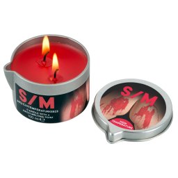 Orion S/M Candle in a Tin High Temperature Red