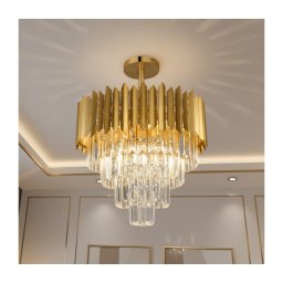 BRILAGI - Lustră aplicată CRISTAL 5xE14/40W/230V Ø 43 cm