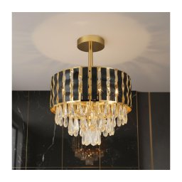 BRILAGI - Lustră aplicată CRISTAL, 5 x E14, 40 W, 230 V, Ø 38 cm