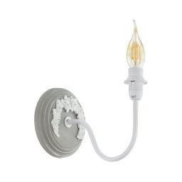 Aplica de perete Eglo 33005, 1 x E14, 40 W, 230 V, alb/gri