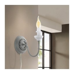Eglo 33003 - Aplica de perete 1x E14, 40 W, 230 V, gri