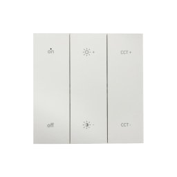 Telecomandă de perete SHAPE, 2x AAA, albă