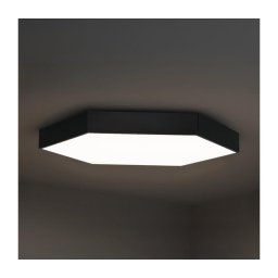 Plafonieră LED, 135 W, 230 V, 3000/4000/6500 K, Ø 80 cm, neagră