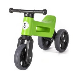 Funny Wheels - Bicicletă fără pedale 2 în 1 RIDER SPORT verde/negru