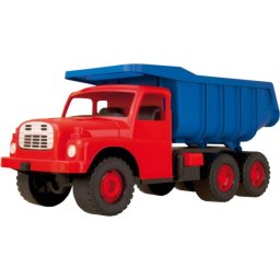 Mașină Tatra, 73 cm, roșie/albastră