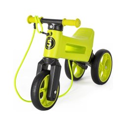 Funny Wheels - Bicicletă de echilibru 2 în 1 RIDER SUPER SPORT, verde/negru