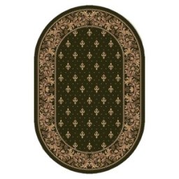 Covor Bisericesc Oval, 150 x 230 cm, Verde, Lotos 15033/310