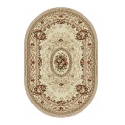 Covor Oval, 60 x 110 cm, Crem, Lotos 568/100