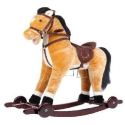 Calut Plus, cu Balansoar din Lemn, cu Roti, Victronic
