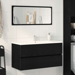 Dulap pentru Chiuveta de Baie Stejar Negru 90 x 38,5 x 45 cm GartenMobel Dekor