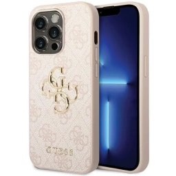 Husa Husă rigidă 4G Big Metal Logo pentru iPhone 15 Pro Max (6.7") – roz