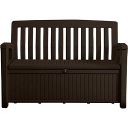 Banca multifunctionala 2 in1 pentru exterior KETER Patio 227L, maro