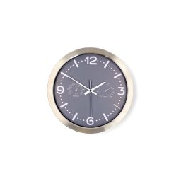 NEDIS CLWA5226SS Analog ceas de perete 30 cm oţel