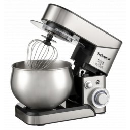 Mixer planetar Techwood TRO-1050, 1000W, 5L, inox, 6 viteze + pulse